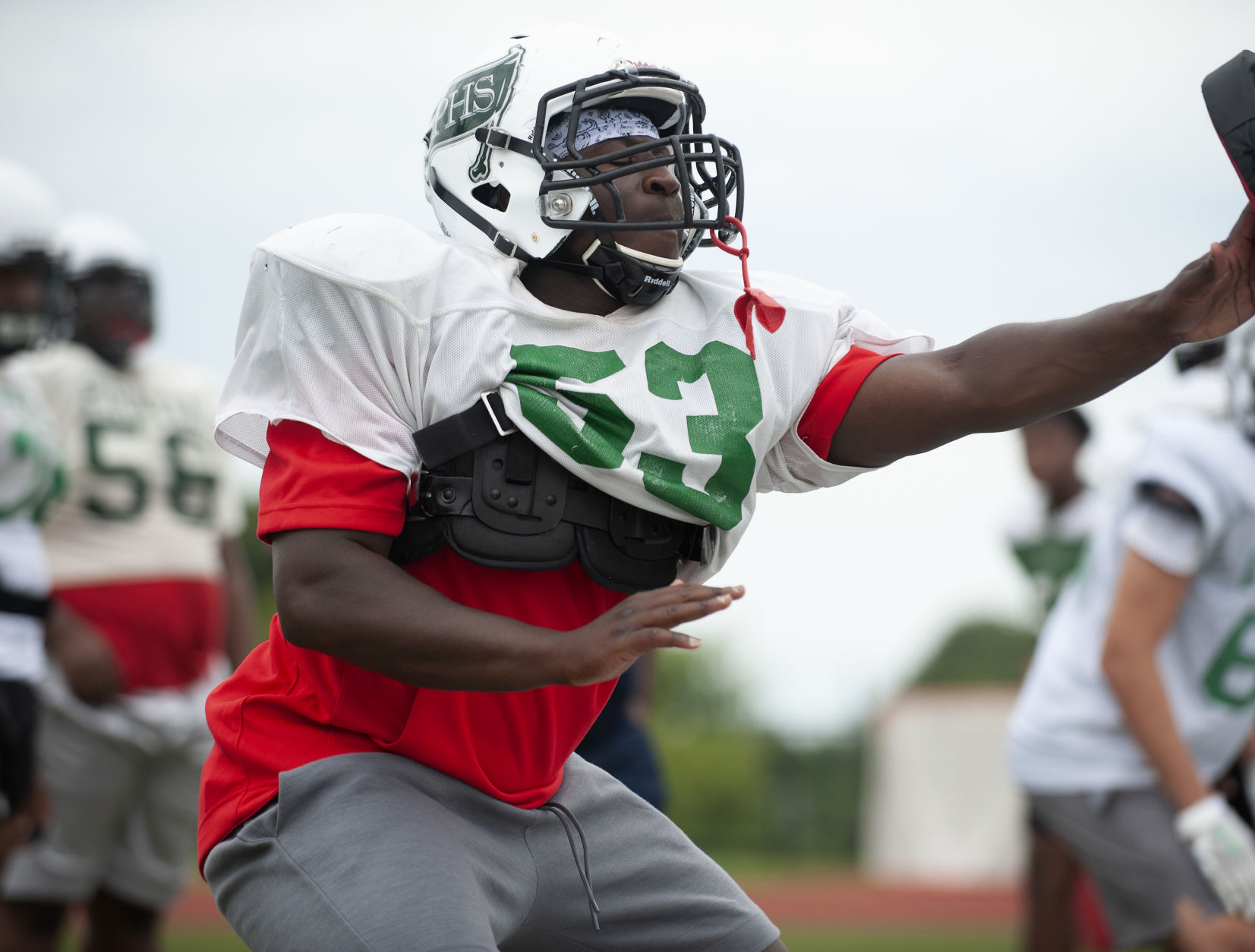 Pattonville football practice